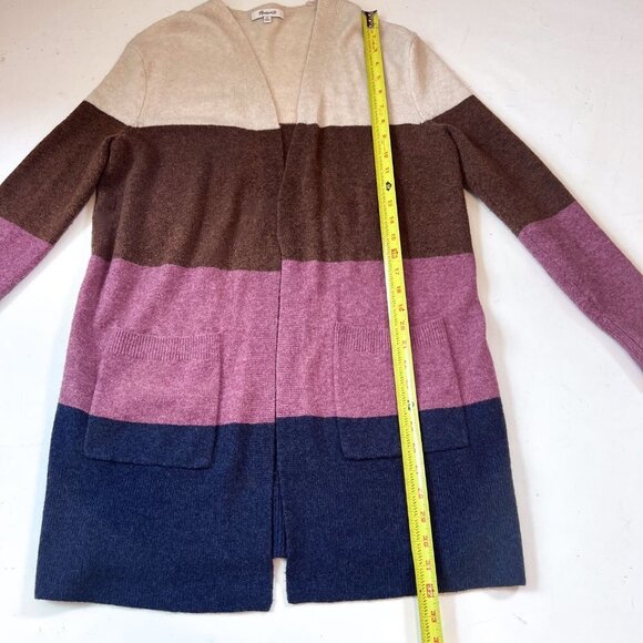 Madewell Kent Striped Cardigan Sweater - Picture 9 of 11